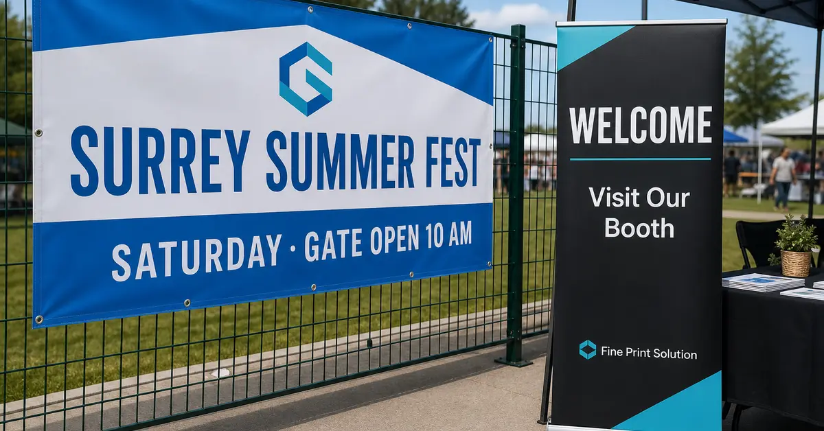 Event Banners vs Pull-Up Banners — Which Should You Order for Your Surrey Event?