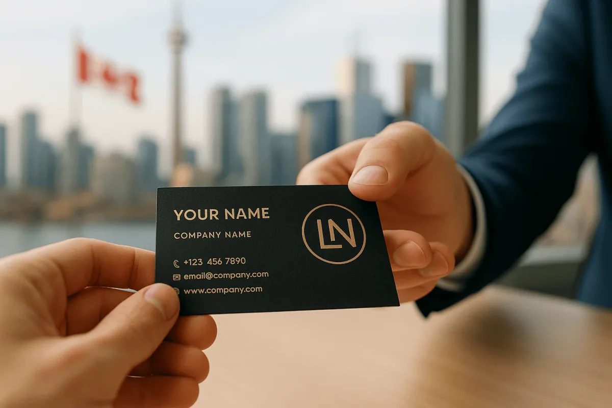 Top Trends in Business Card Printing for Canadian Professionals in 2025 — business card printing trends in Canada guide from Fine Print Solution in Surrey, BC