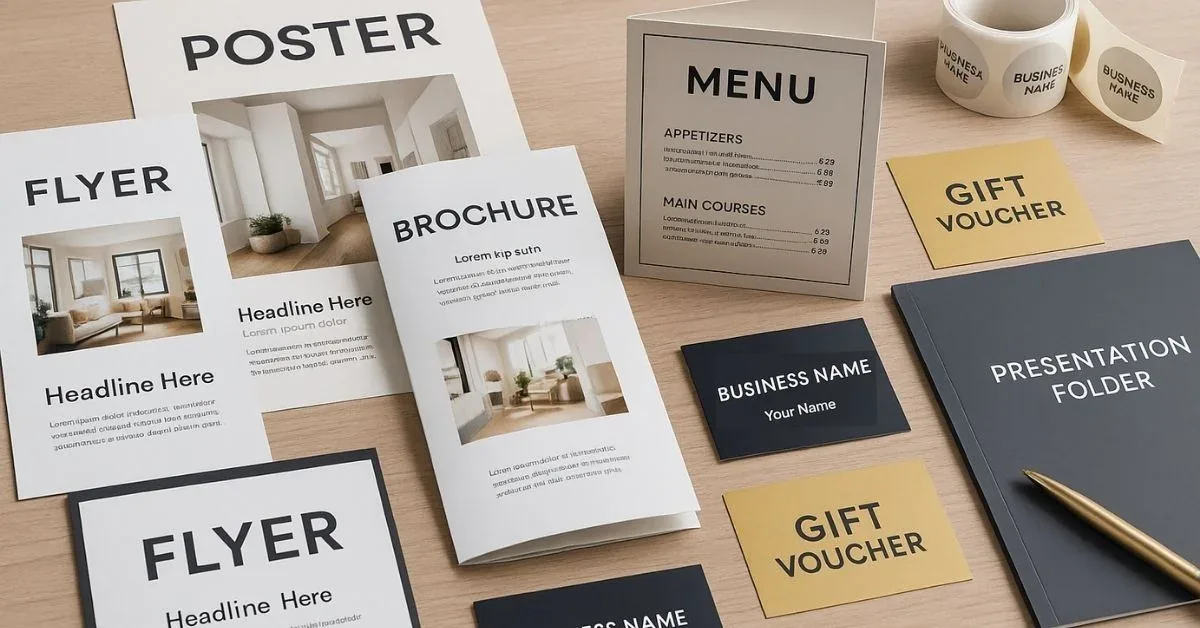 10 Print Materials Small Businesses Need in 2025
