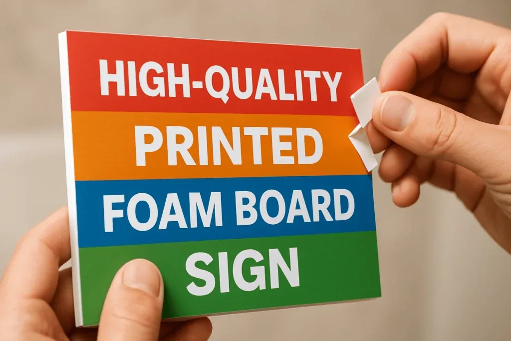 Surrey creative foam board printing ideas sample photo 2
