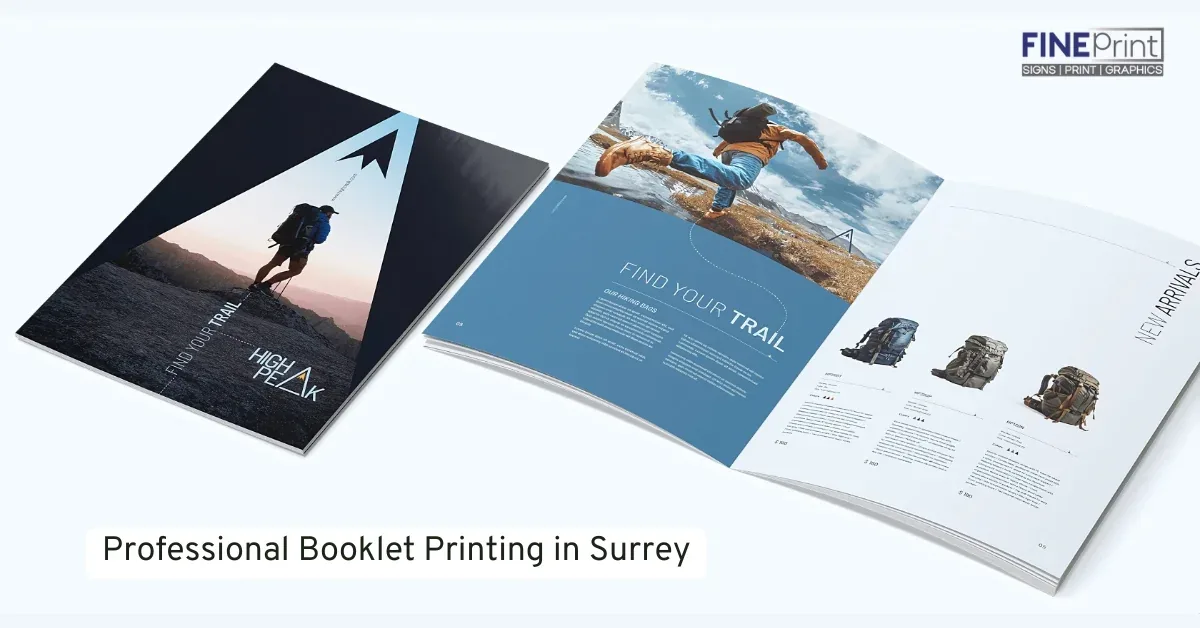 Boost Your Brand with Professional Booklet Printing in Surrey — booklet printing in Surrey guide from Fine Print Solution in Surrey, BC