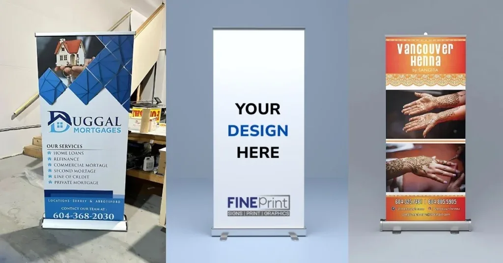 Best Roll Up Banners Printing — example 1 from Fine Print Solution in Surrey