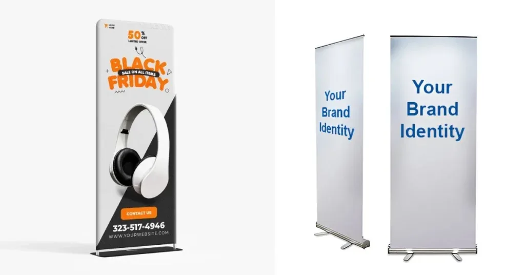 Best Roll Up Banners Printing: print and signage detail 3
