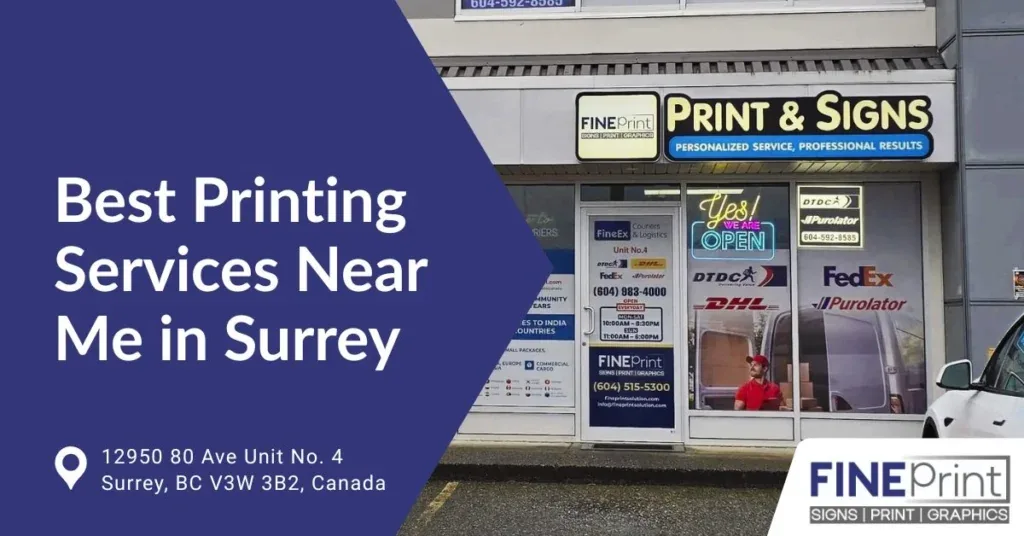 Top 5 Printing Design Mistakes Businesses Should Avoid in 2025-26 — example 6 from Fine Print Solution in Surrey