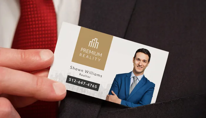 Professional real estate agent business cards work by Fine Print Solution (4 of 4)