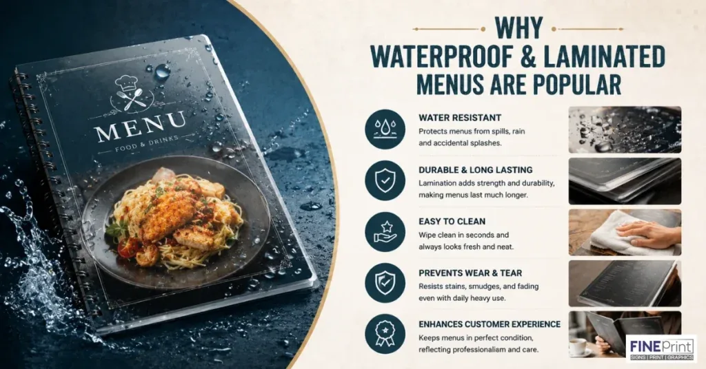 Restaurant Menu Printing Near Me — example 6 from Fine Print Solution in Surrey