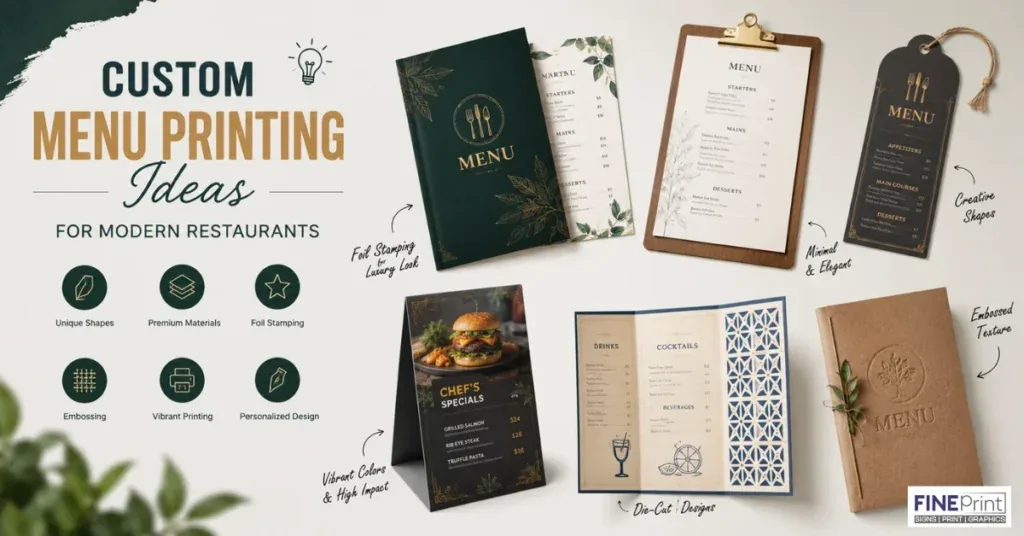 Surrey restaurant menu printing near me sample photo 7