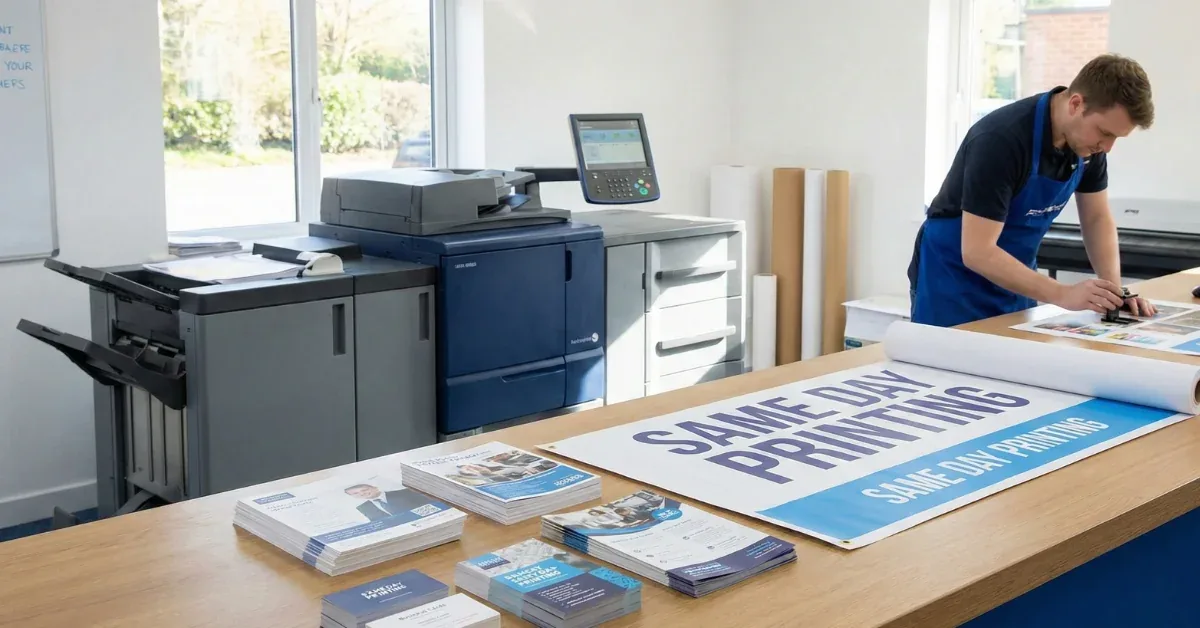 Same Day Printing Services in Surrey: Business Cards, Banners & More