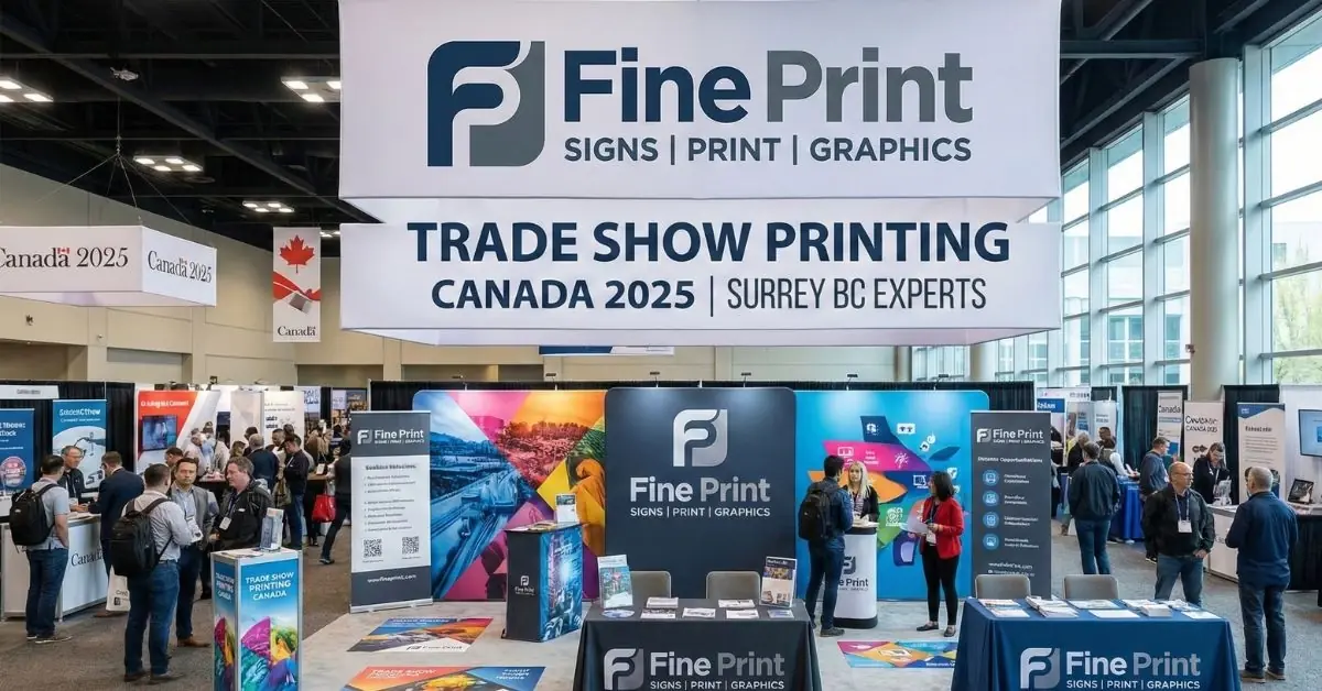 Trade Show Printing Canada 2025 | Surrey BC Experts — trade show printing Surrey BC guide from Fine Print Solution in Surrey, BC