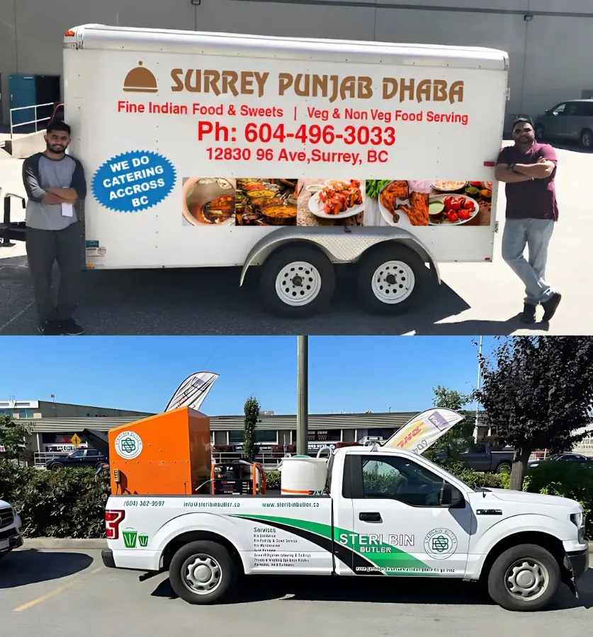 Vehicle decals printing in Surrey