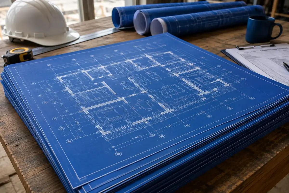 Blueprint Printing Request example