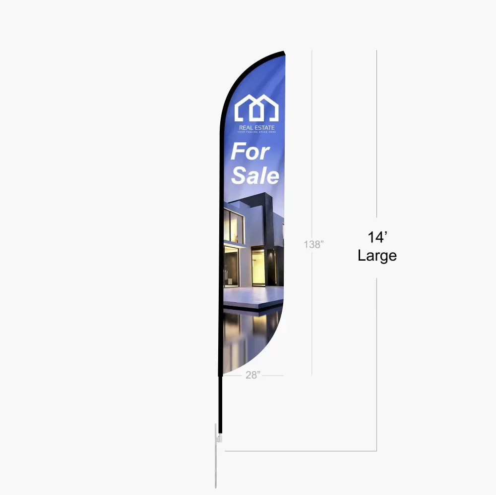 Feather Convex Flag